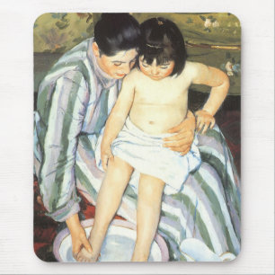 Child's Bath by Mary Cassatt Vintage Impressionism Mouse Pad