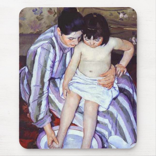 Child's Bath, Mary Cassatt Mousepad (Front)