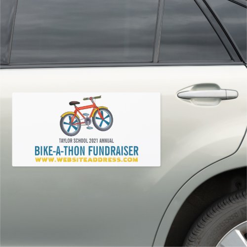 Childs Bike Childrens Charity Bike_a_Thon Event Car Magnet