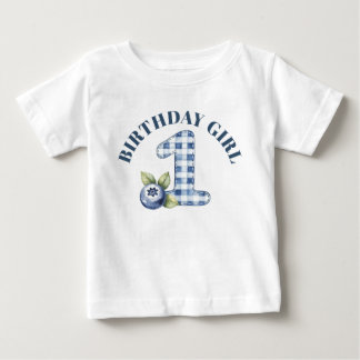 Child's Blueberry Berry First Birthday Baby T-Shirt