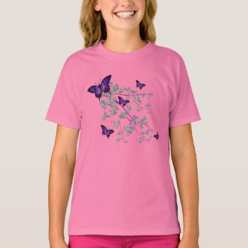 Childs Butterfly T-shirt by calroofer at Zazzle