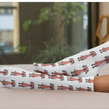 Child's Drawing Kid Art Personalized Custom Socks by ColorFlowCreations at Zazzle