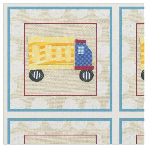 Child's Dump Truck by Chariklia Zarris Fabric