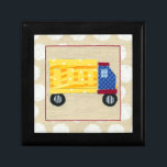 Child's Dump Truck by Chariklia Zarris Gift Box<br><div class="desc">A great representation of a dump truck by Chariklia Zarris. Your children will want to take it off the wall and use it to move some dirt around the playroom. Purchase your copy now!</div>