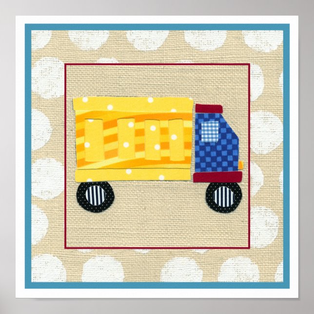 Child's Dump Truck by Chariklia Zarris Poster (Front)
