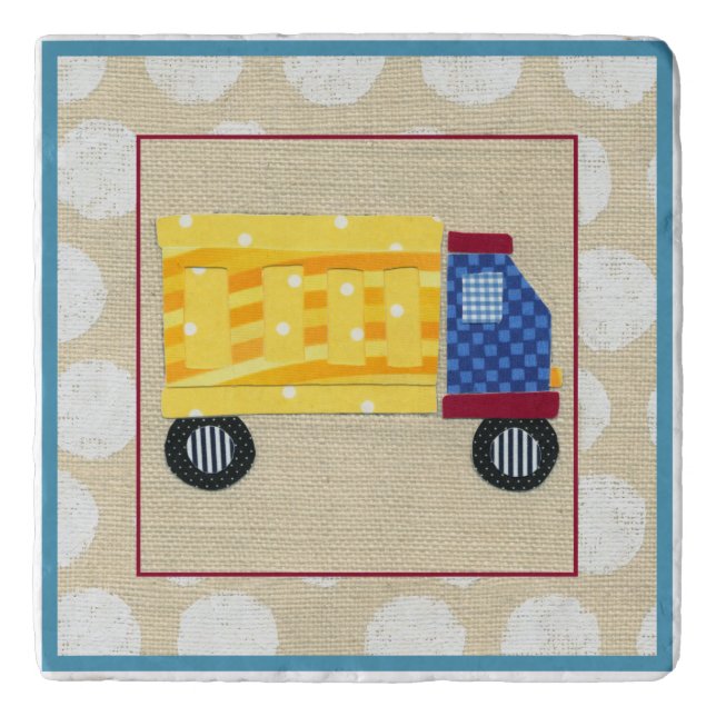 Child's Dump Truck by Chariklia Zarris Trivet (Front)