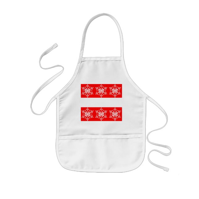 Childs Festive Apron. Kids' Apron (Front)
