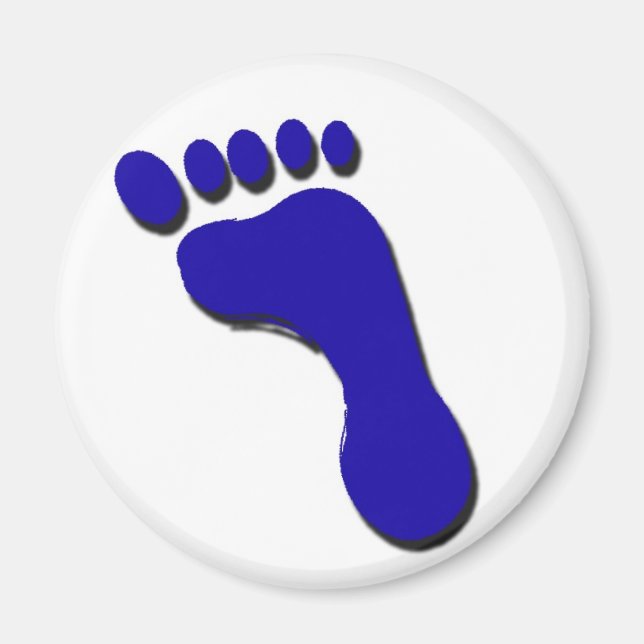 Child's Foot Print Magnet (Front)