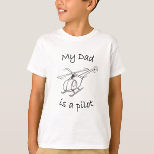 Child's Helicopter tshirt-Dad T-Shirt