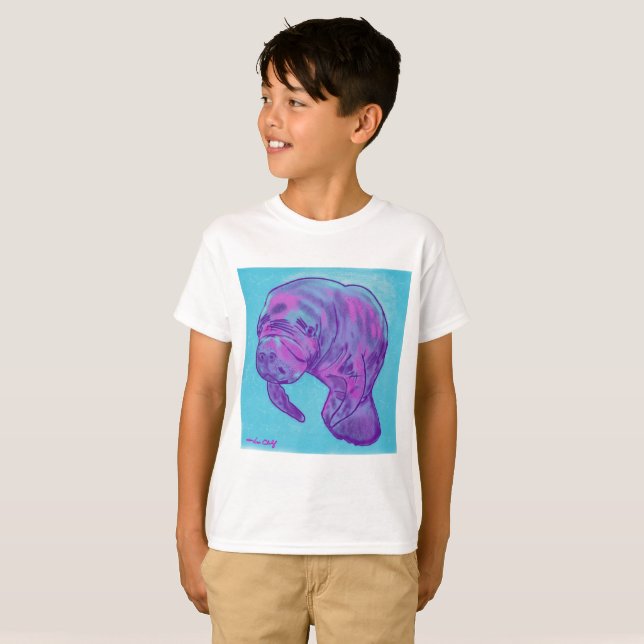 Child's manatee tee shirt (Front Full)
