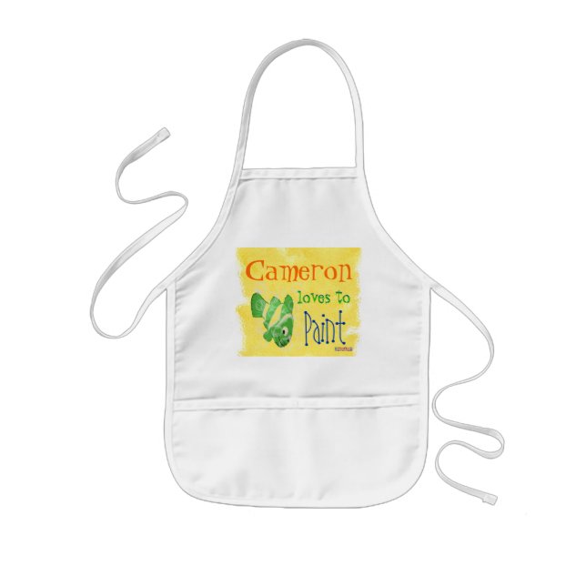Childs Personalized Painting Apron (Front)