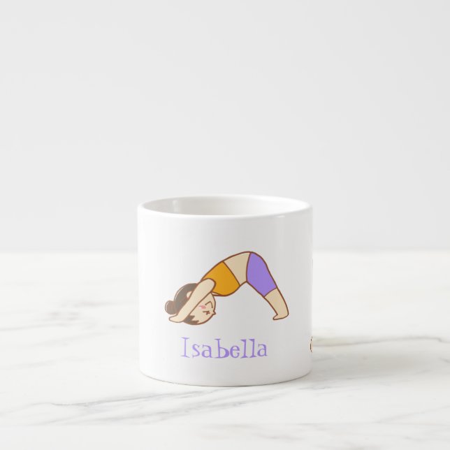 Child's Personalized Yoga Mug (Front)