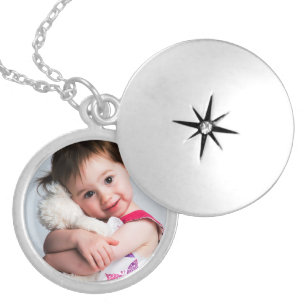 Child's Photo, Boyfriend, Spouse, Mom or Pet Locket Necklace