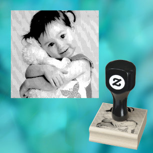 Child's Photo, Boyfriend, Spouse, Mom or Pet Rubber Stamp