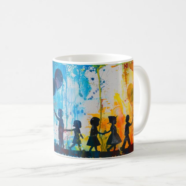 Child's play - Design 1 Coffee Mug (Front Right)