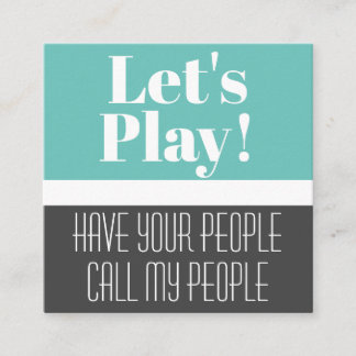 Child's Playdate Card Modern