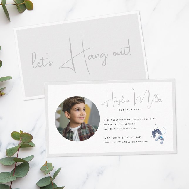 Child's Playdate | Gamer Tag Contact Info (Creator Uploaded)