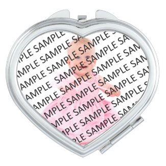 Child's Portrait Photograph Gift Template Compact Mirrors