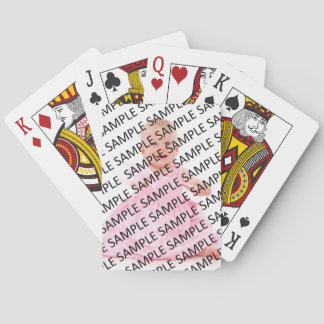 Child's Portrait Photograph Gift Template Poker Cards