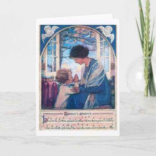 Childs Prayer Jessie Willcox Smith Card