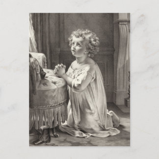"Child's Prayer" postcard