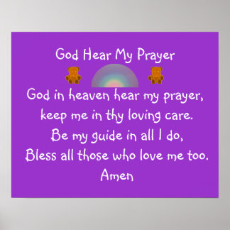 Child's Prayer - poster