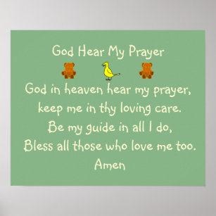 Child's Prayer - poster
