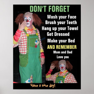 CHILD'S REMINDER LIST poster