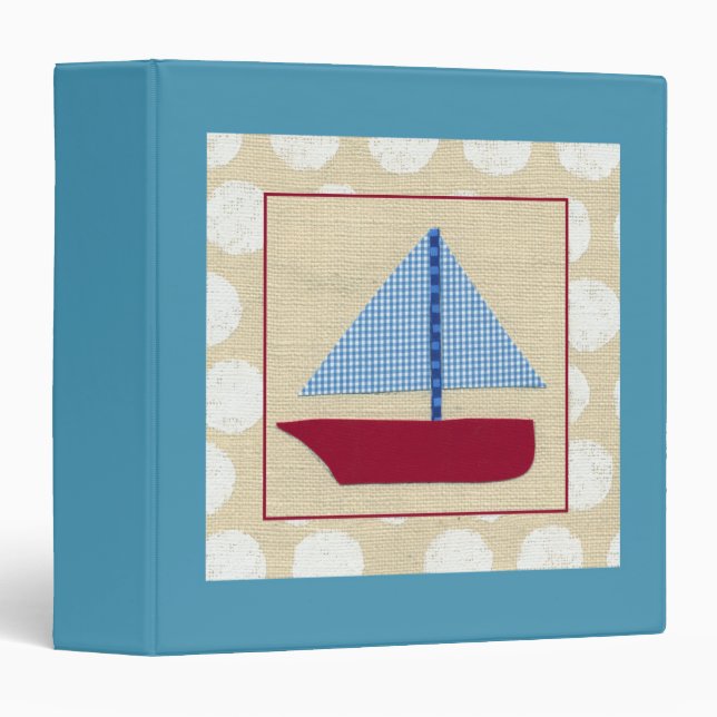 Child's Sailboat by Chariklia Zarris Binder (Front/Spine)