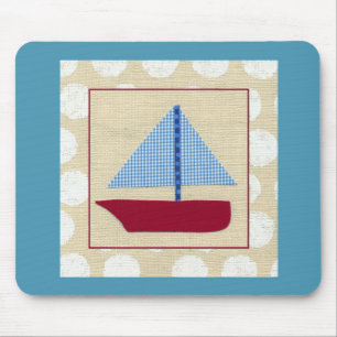 Child's Sailboat by Chariklia Zarris Mouse Pad