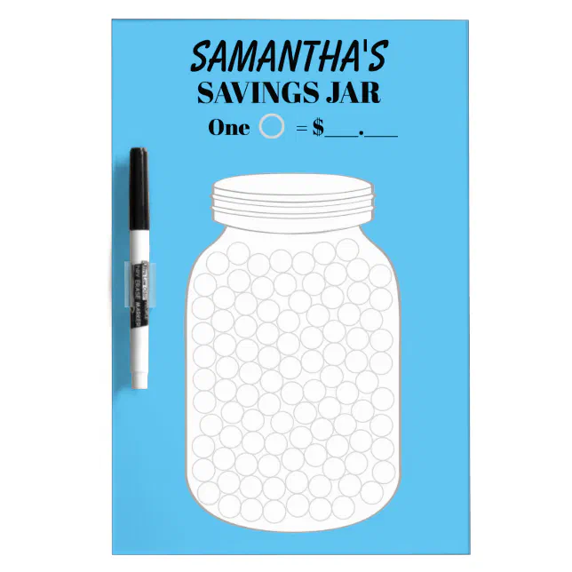 Whiteboard Mason Jars With Silver Lids For Kitchen Storage