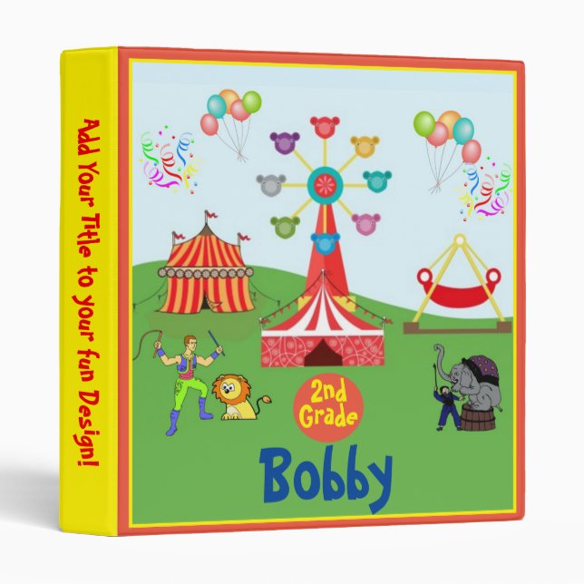 Child's Scrapbook Memories 3 Ring Binder (Front/Spine)