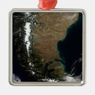 Chile and the Patagonian region of Argentina Metal Ornament