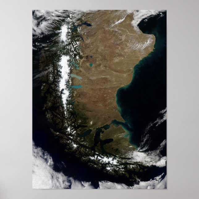 Chile and the Patagonian region of Argentina Poster (Front)