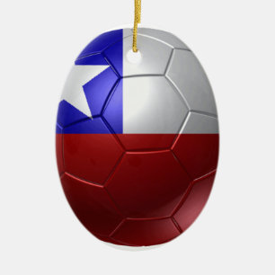 Chile ball ceramic ornament
