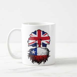 Chile Chilean British UK Tree Roots Flag Coffee Mug