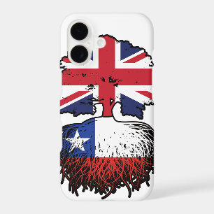 Chile Chilean British UK Tree Roots Flag iPhone 17 Case