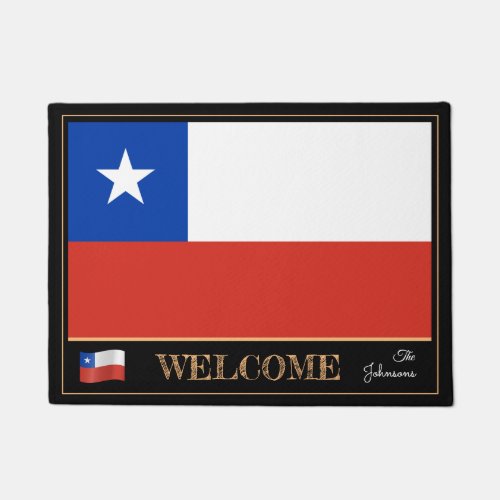 Chile  Chilean Flag house sports Welcome Doormat