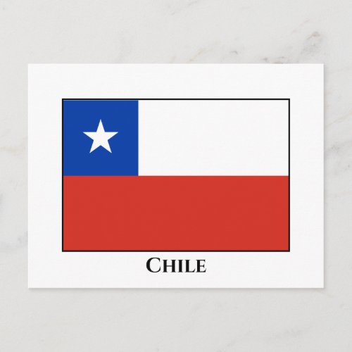 Chile Chilean Flag Postcard