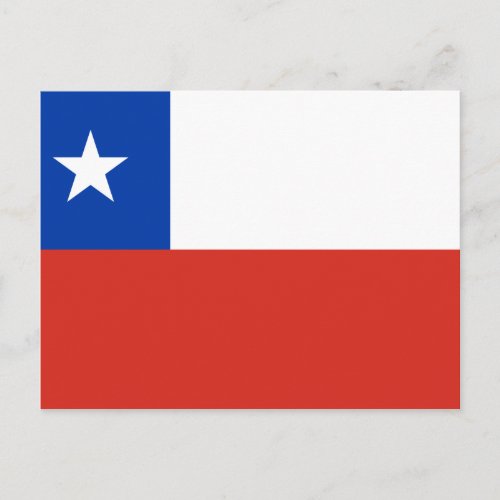 Chile Chilean Flag Postcard