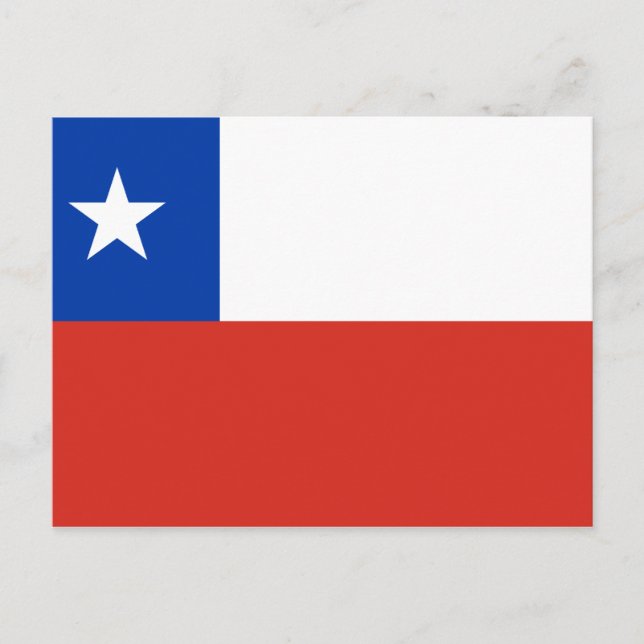 Chile (Chilean) Flag Postcard (Front)