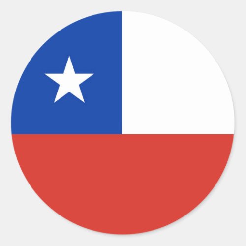 CHILE CLASSIC ROUND STICKER