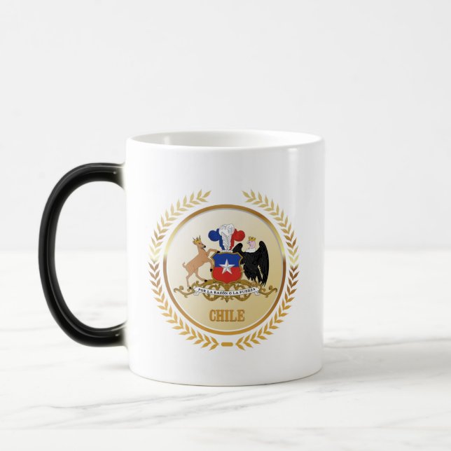 Chile Coat Of Arms Color Morph Mug (Left)