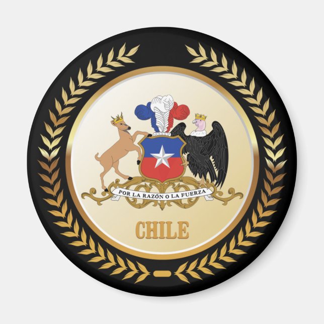 Chile Coat Of Arms Magnet (Front)