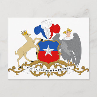 Chile Coat of Arms Postcard