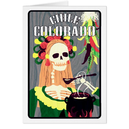 chile colorado (cool scheme) cards (Front)