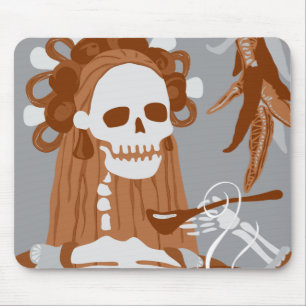 chile colorado : orange burn mouse pad