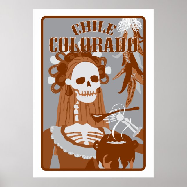 chile colorado : orange burn poster (Front)