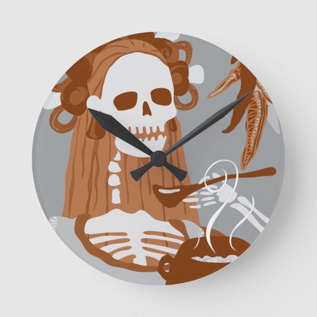 chile colorado round clock (Front)