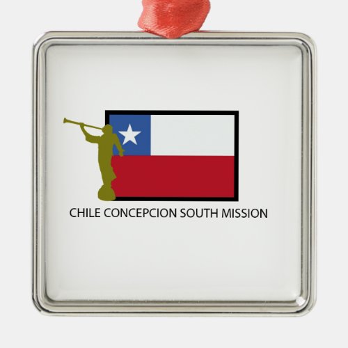 Chile Concepcion South Mission LDS CTR Metal Ornament